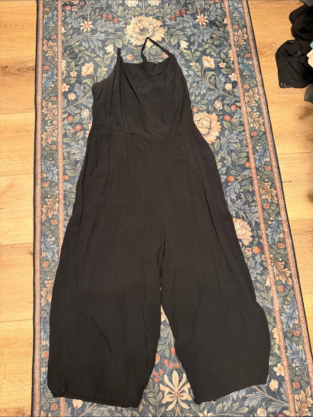 Old Navy Black Spaghetti-Strap Wide Leg Jumpsuit - Picture 5 of 5